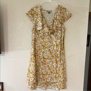 Floral Yellow Dress